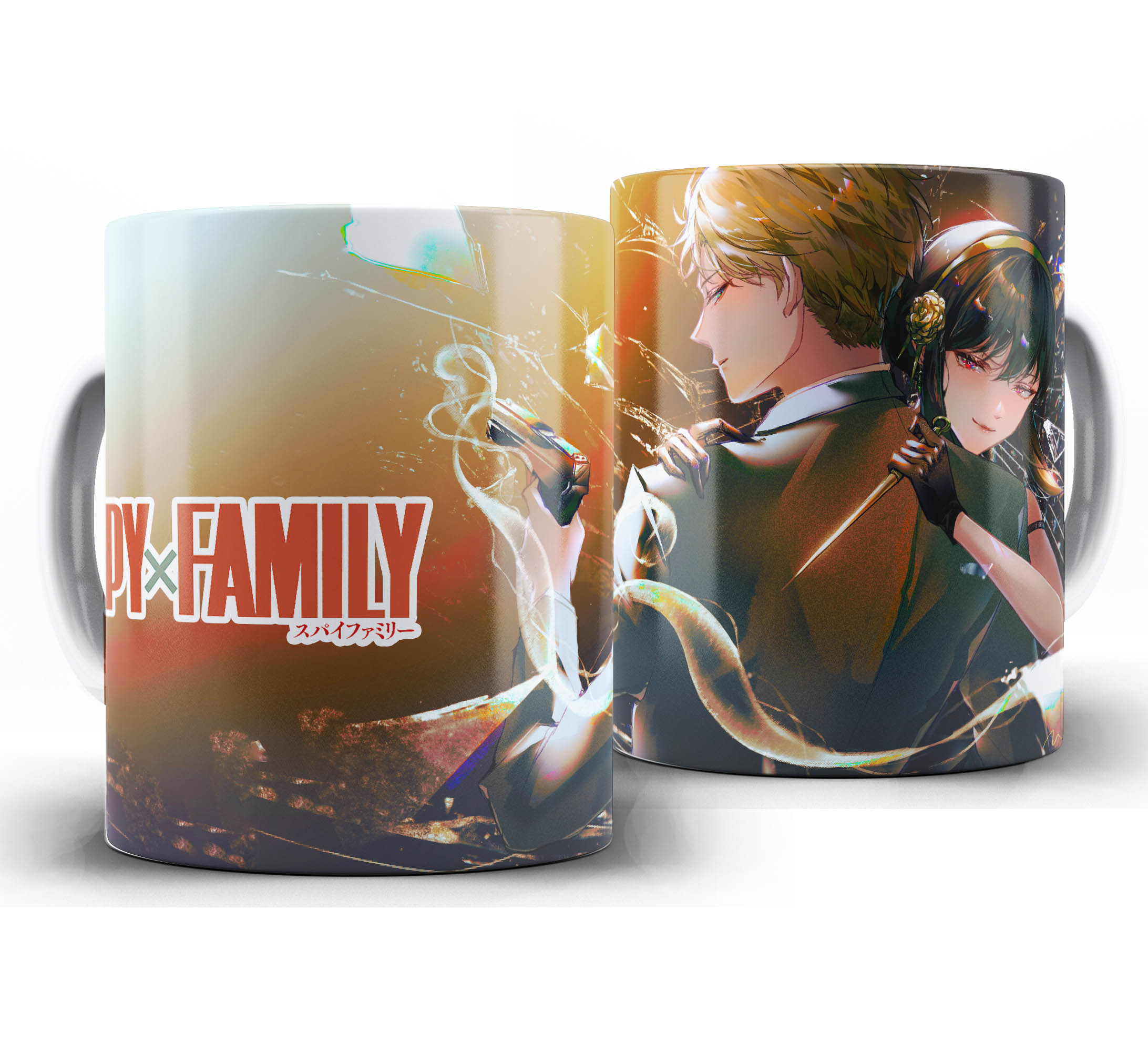 Caneca Anime - Spy X Family W02 - Loid e Yor